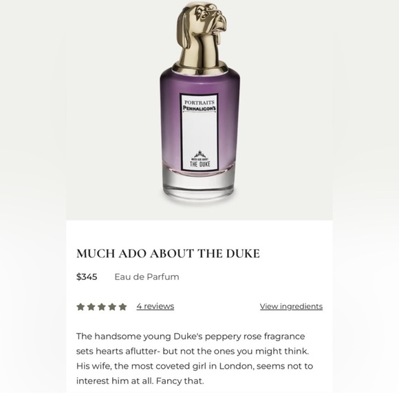 Penhaligon's The Duke Eau de Parfum with Gold Cap - Picture 3 of 5